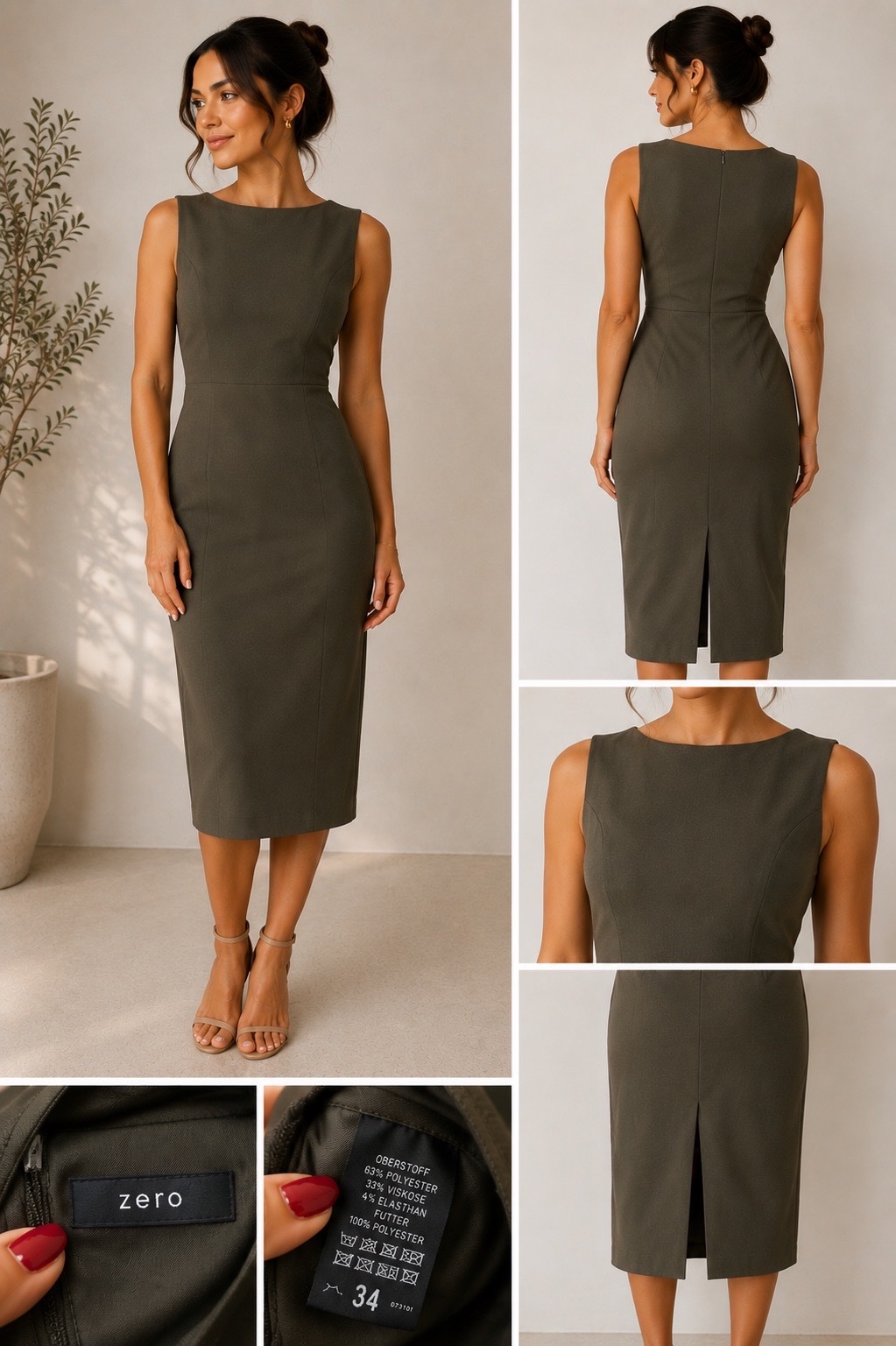 Robe kaki 