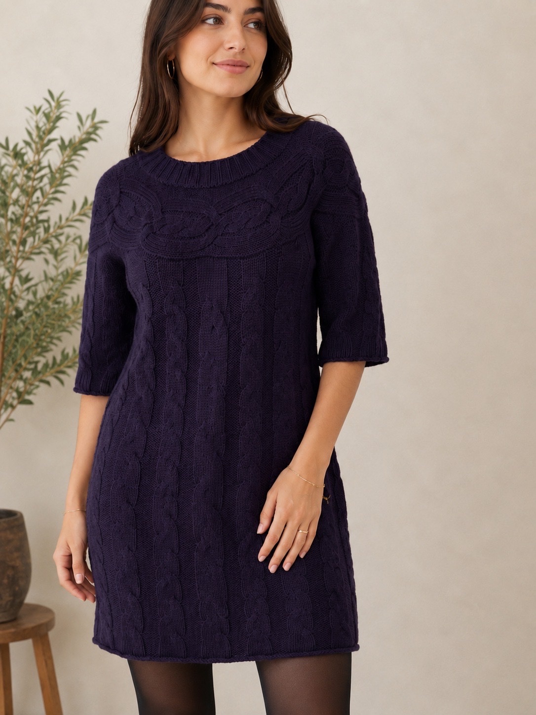 Robe pull torsadée Jolina – Taille L