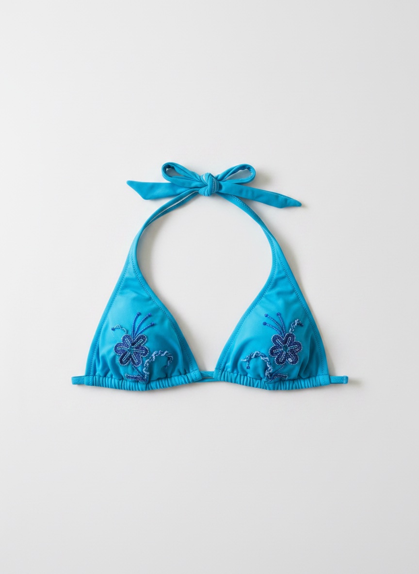 Haut de bikini bleu ciel 