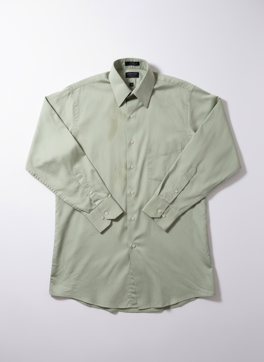 Chemise vert pastel 