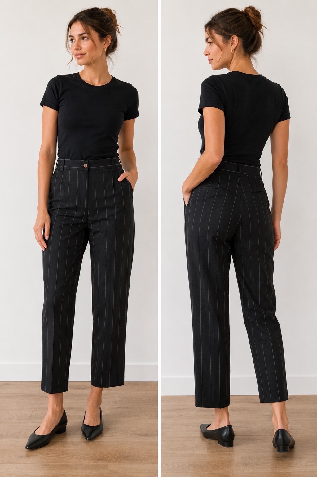 Pantalon noir taille s