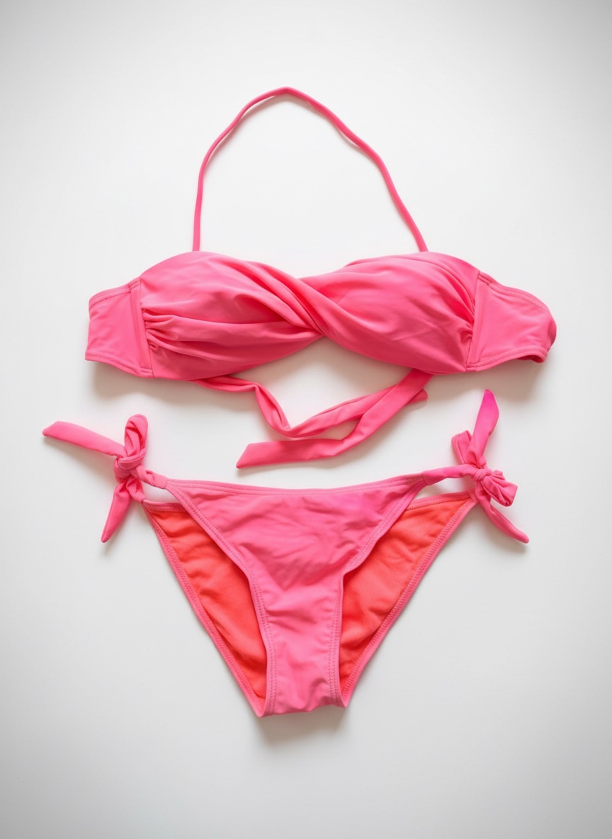 Bikini rose fluo