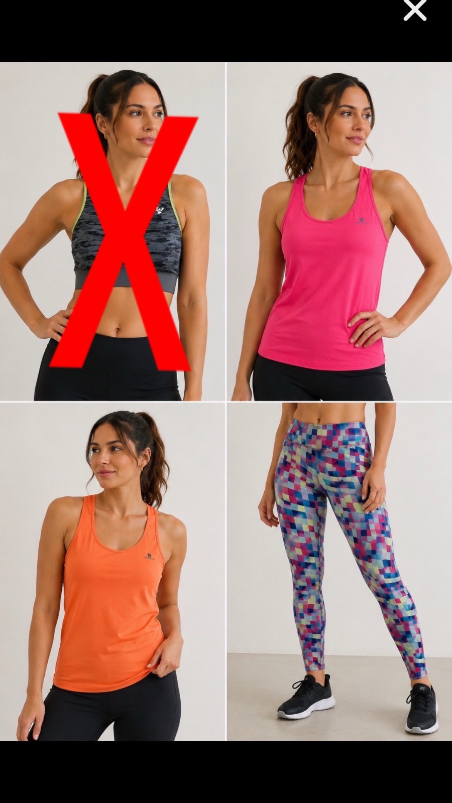 Lot de 3 pièces de sport taille 36/38