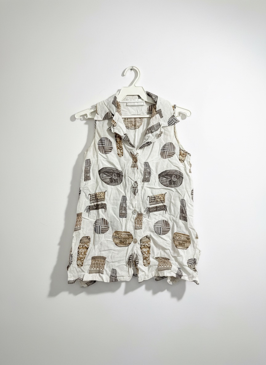 Chemise motifs ethniques 