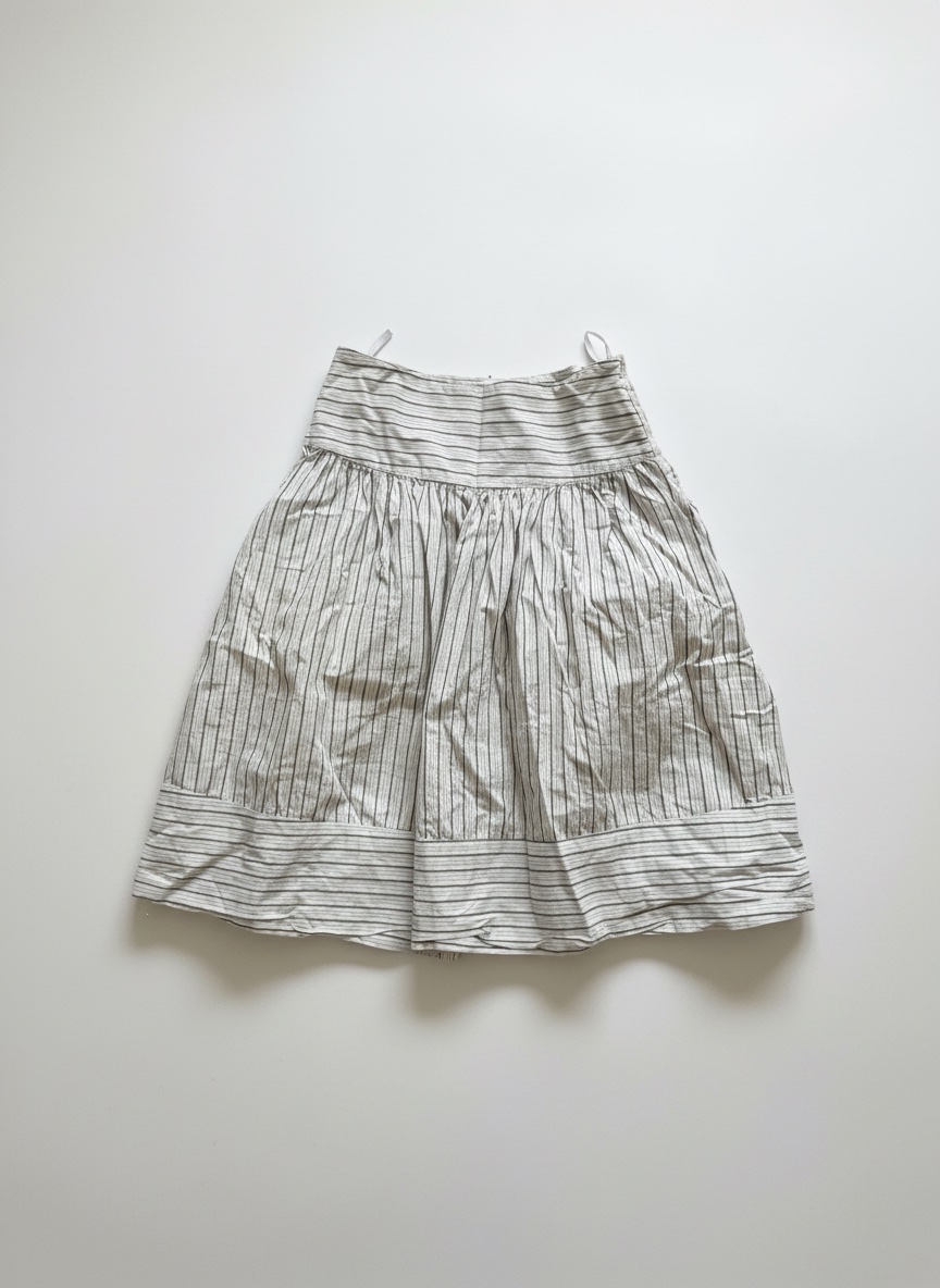 Jupe en coton blanche 