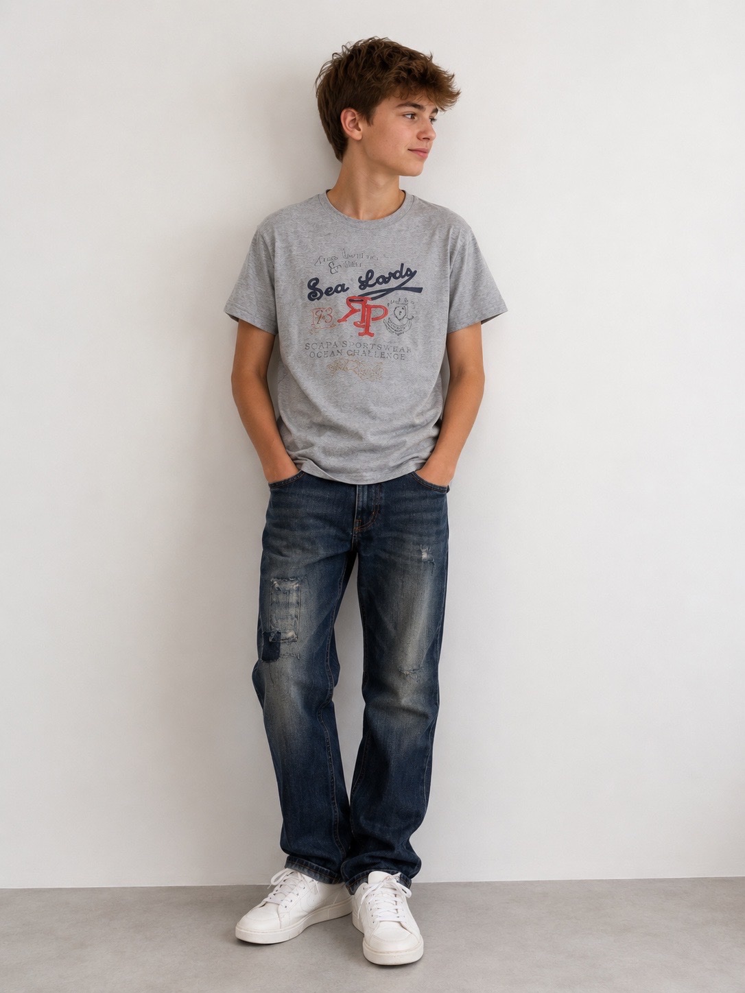 Lot t-shirt et jean pour garçon age 14ans 