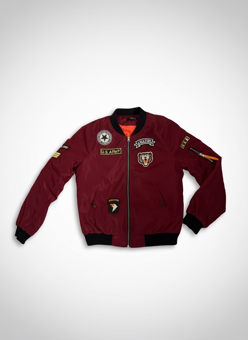 Bomber burgundy