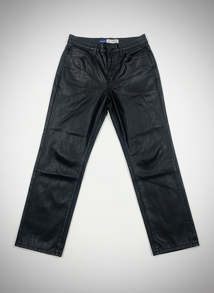 Pantalon en semi cuir