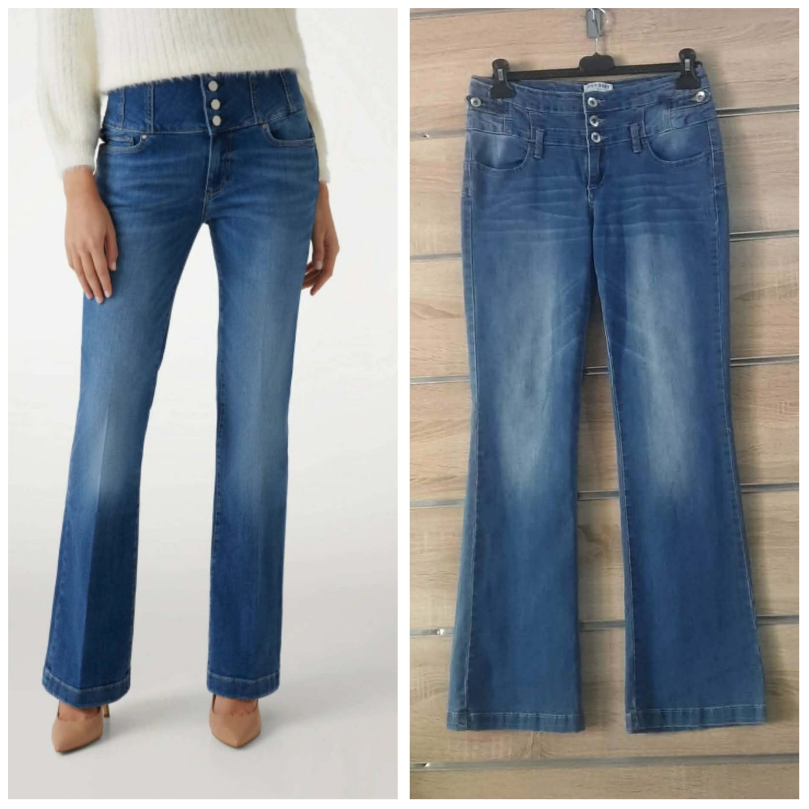Pantalon genre évasée taille 40F = 38 eur