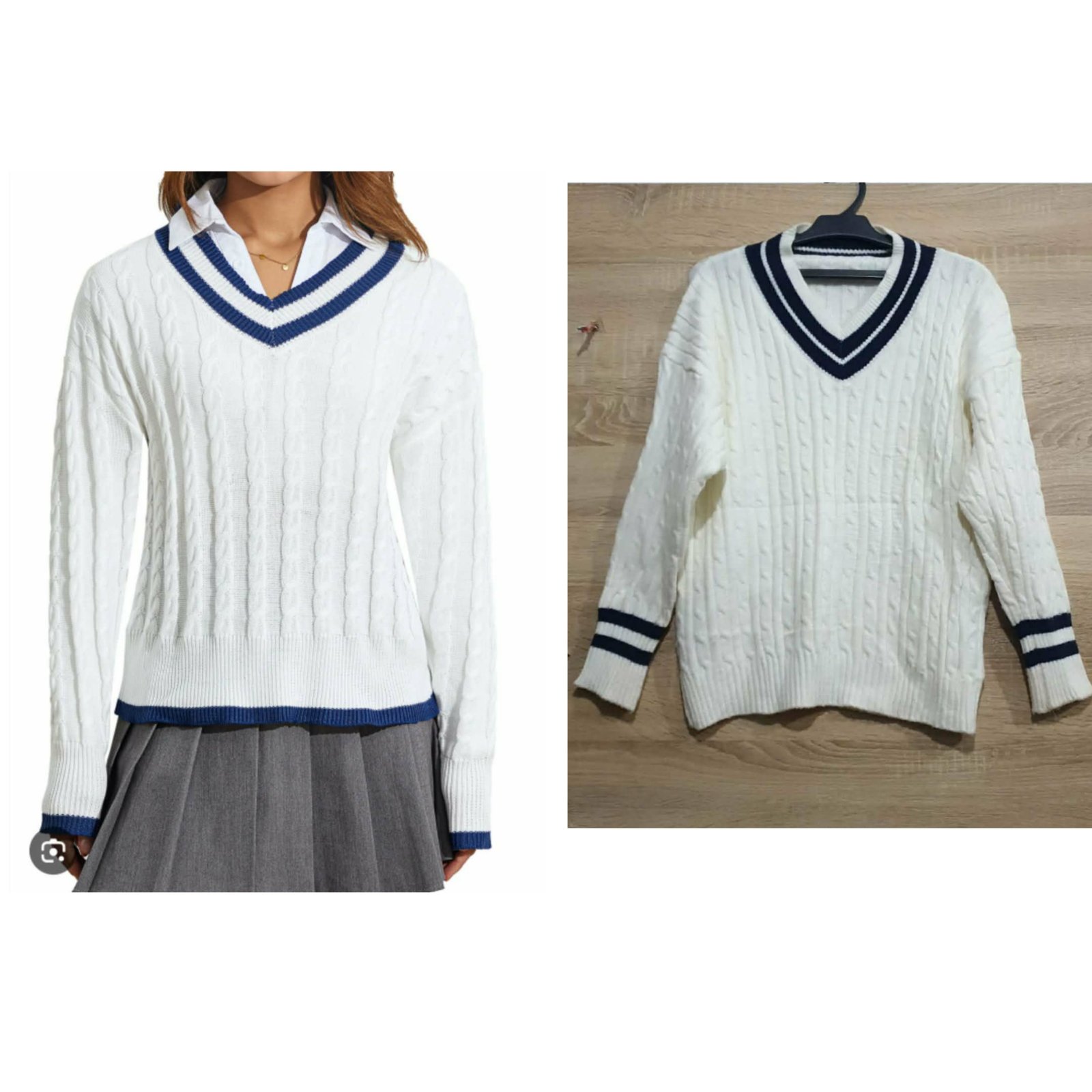 Pull shein one size ya3ni ylabes entre 36 w 40