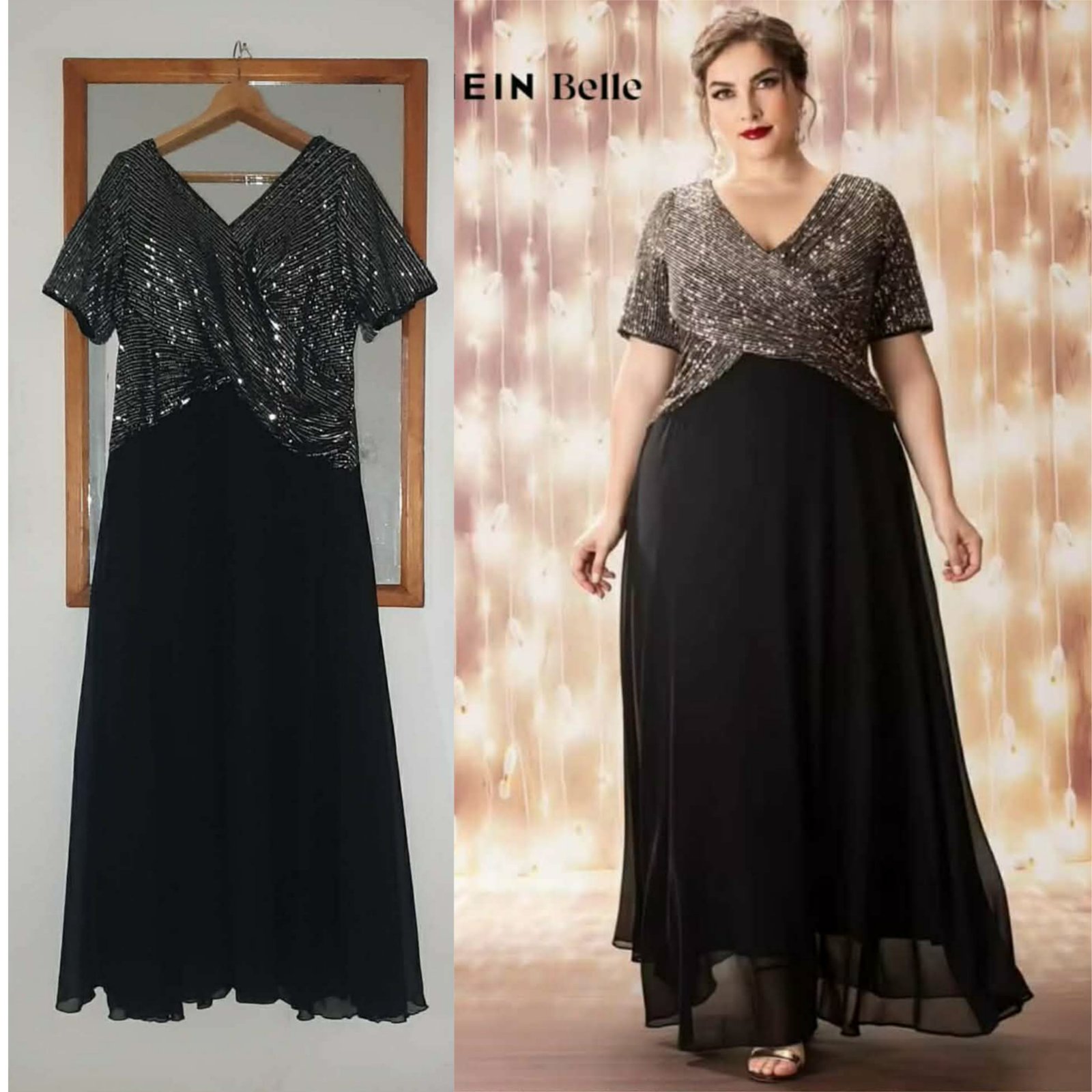 Robe soirée shein taille 44 w tlabes l 46