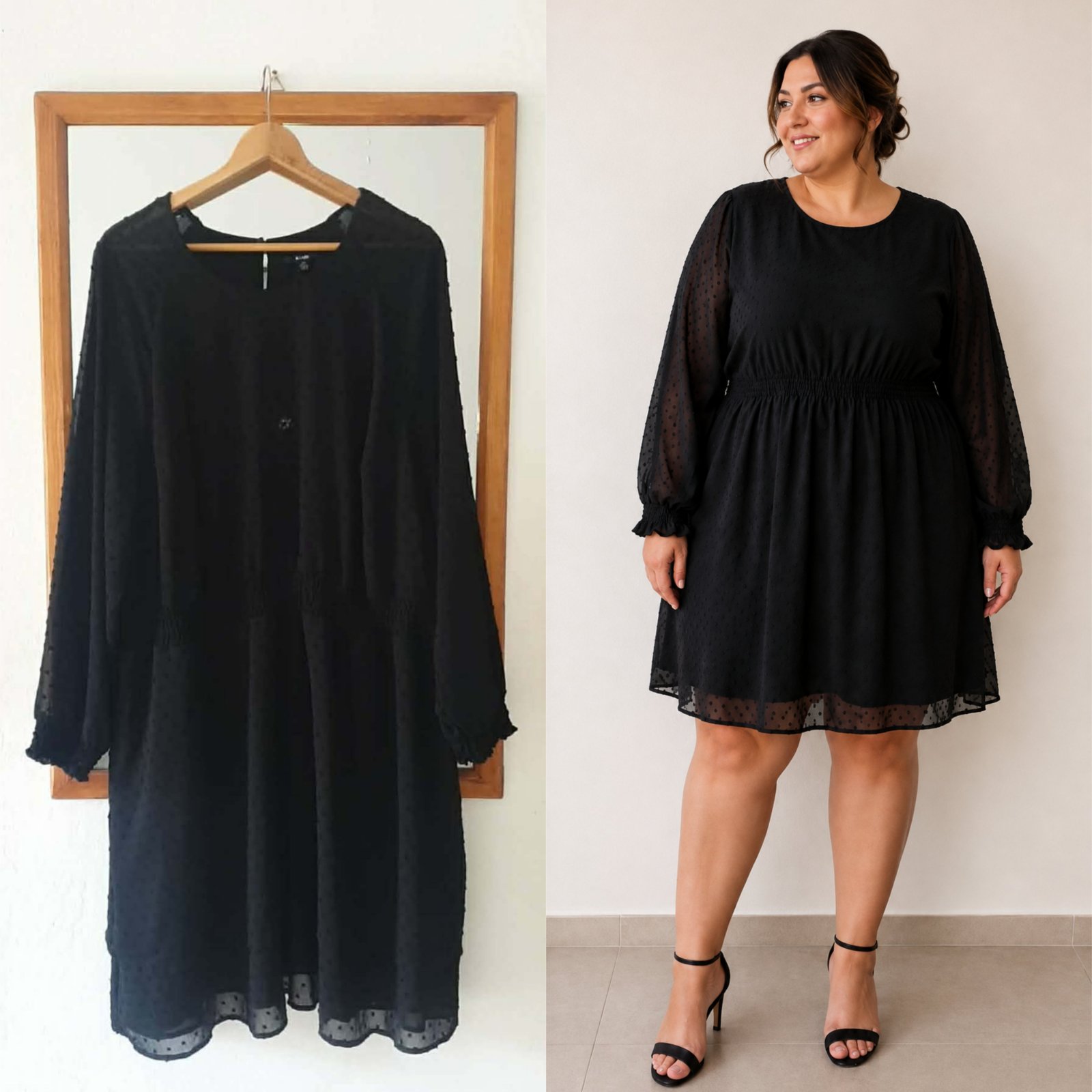 Robe kiabi noir taille 50-52 