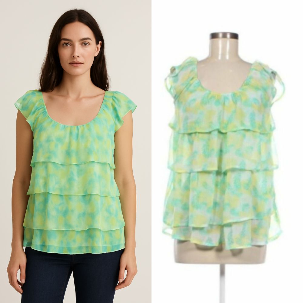 Blouse taille 44 jamais porté couleurs tendance 