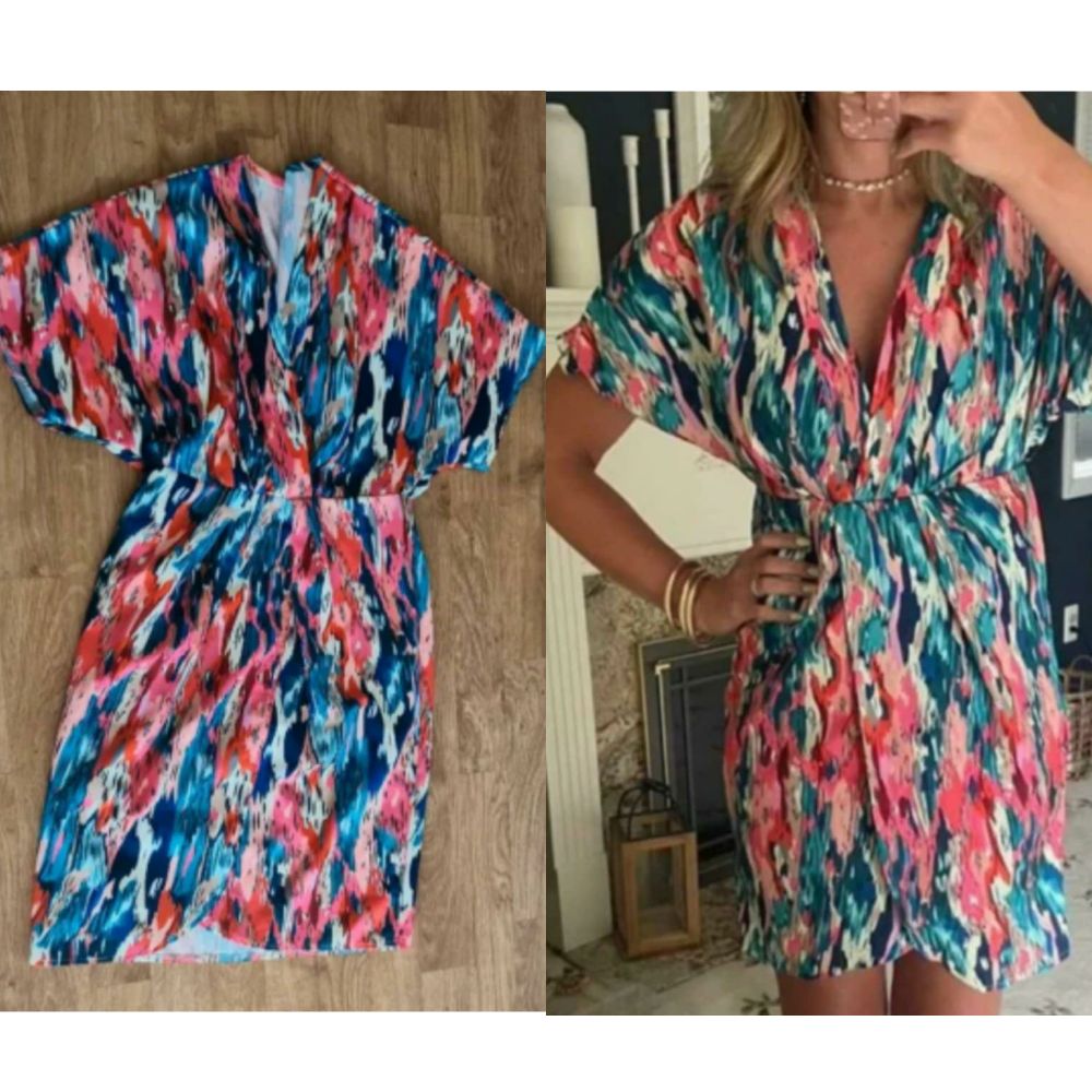Robe shein effet satiné taille 38