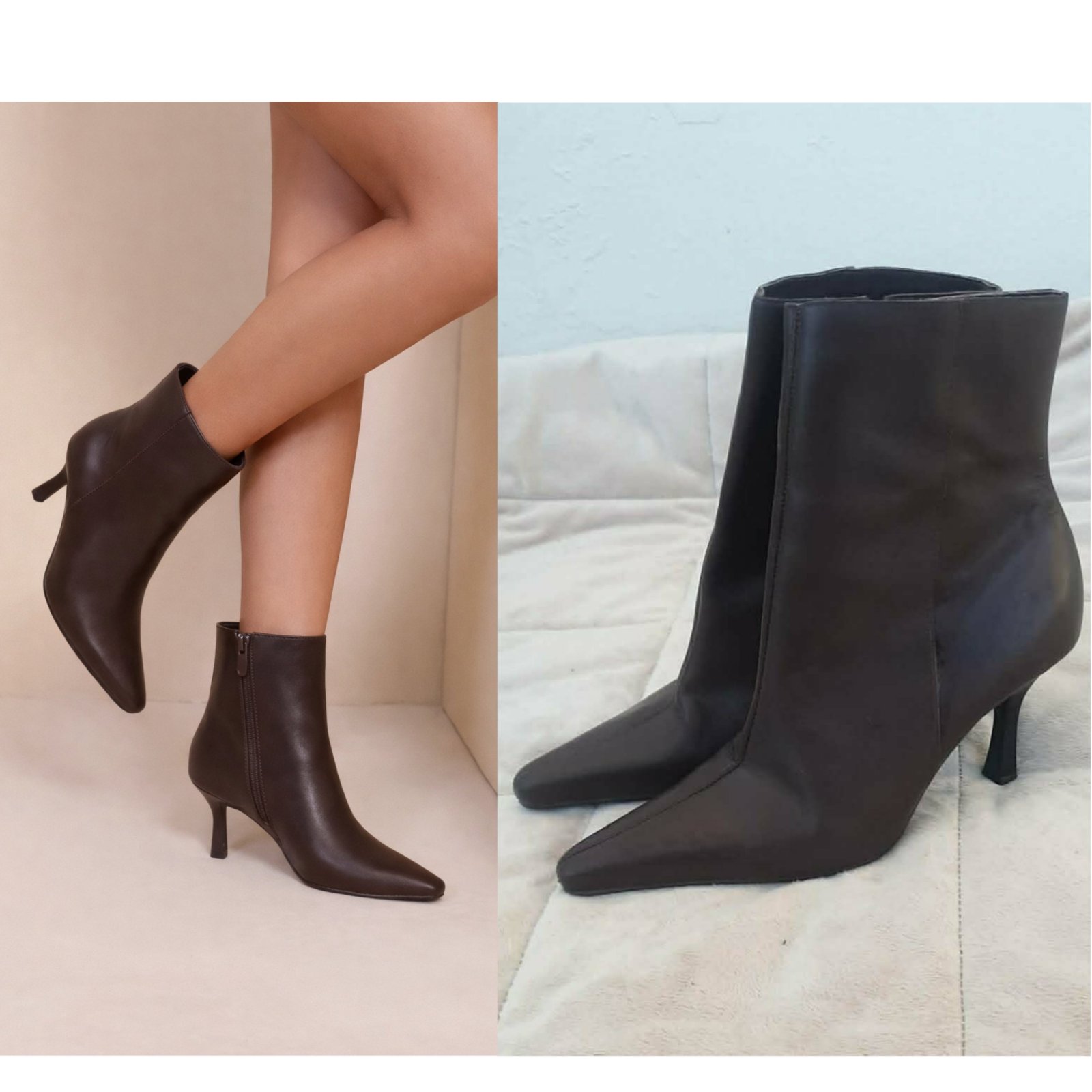 Bottine marron chocolat pointure 38