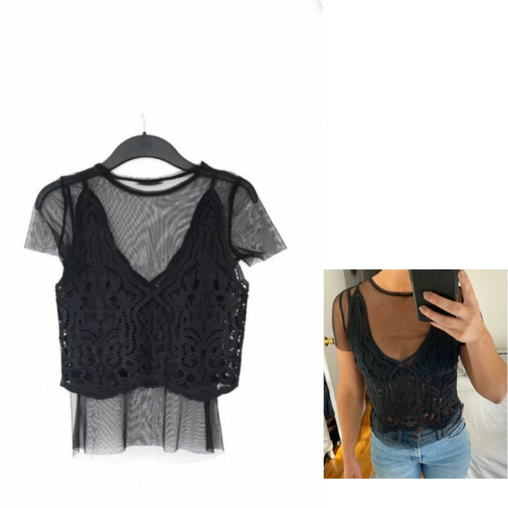 Topo zara transparent taille S