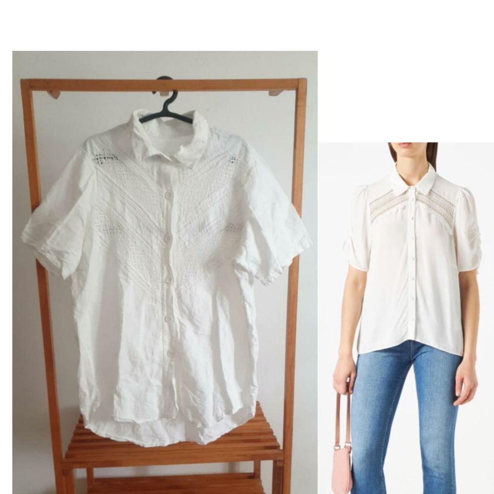 Chemise blanc effet 9amraya taille 38