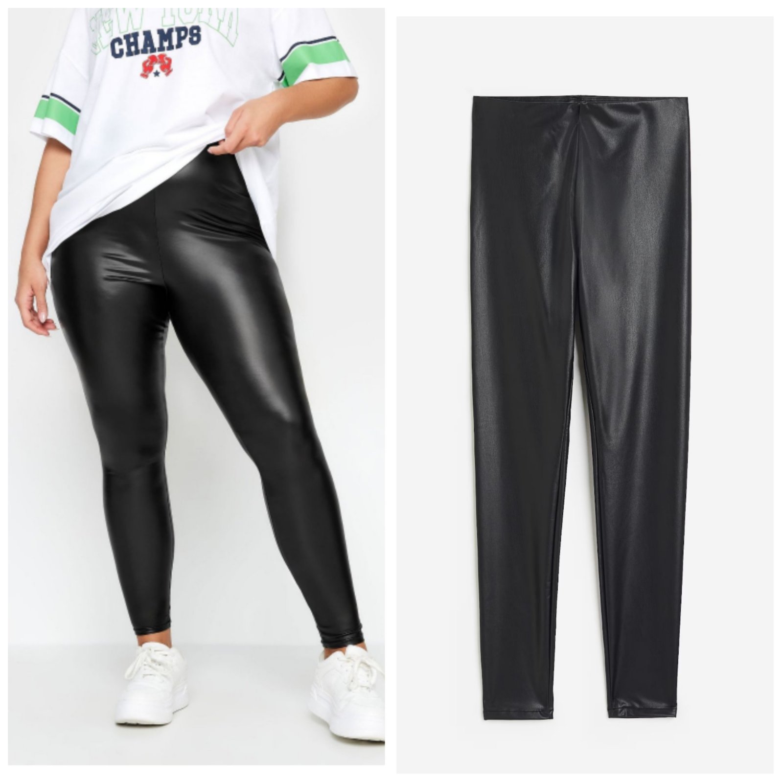 Legging similicuir style pantalon taille 42-44 
