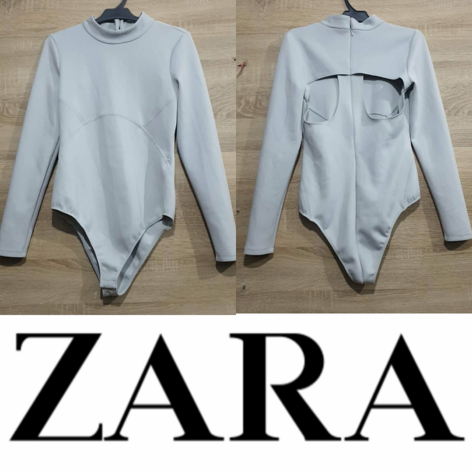 Bodysuit zara gris taille L