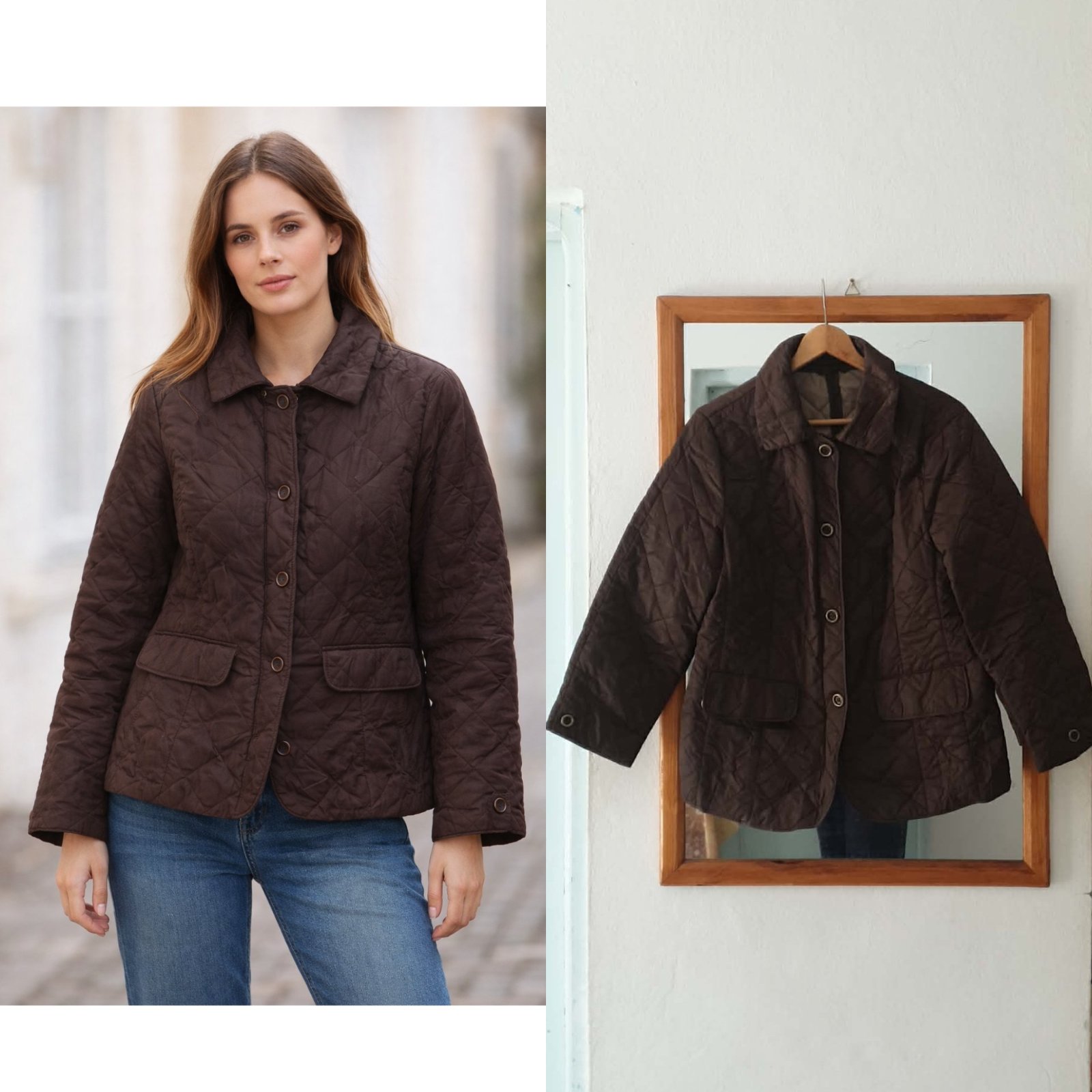 Veste marron chocolat 5fifa taille 42