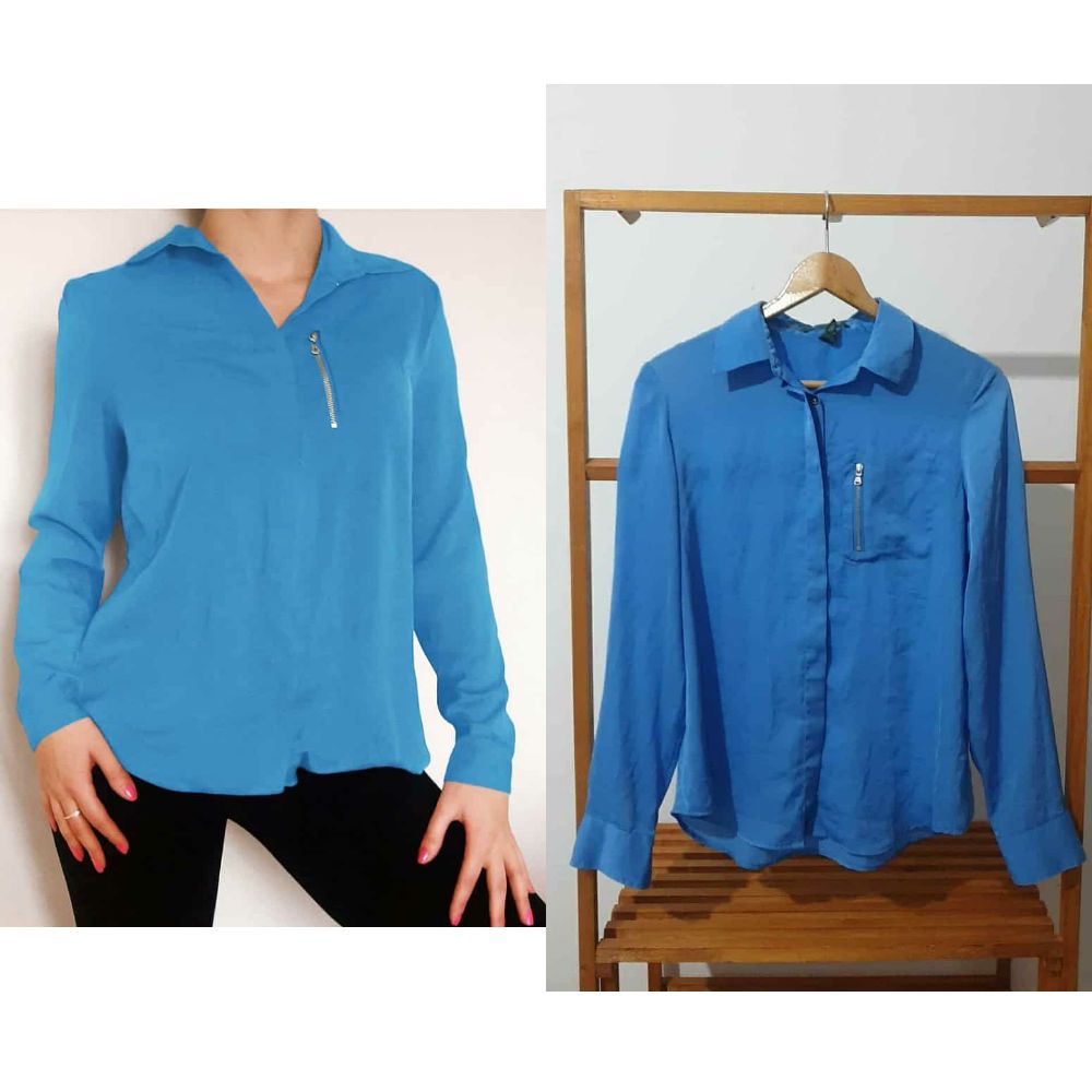 Chemise Ralph Lauren effet satinée taille M