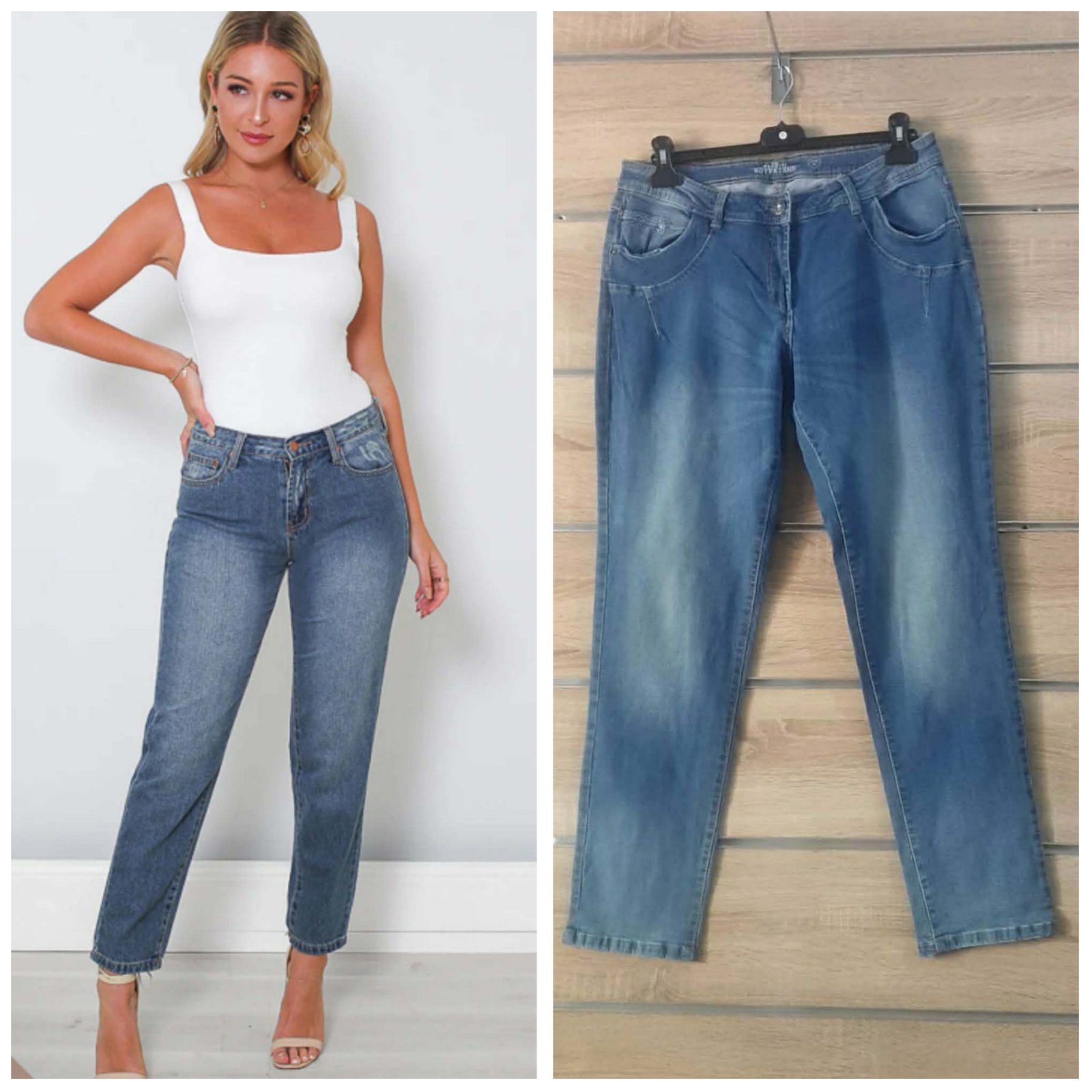 Pantalon boyfriend taille 42
