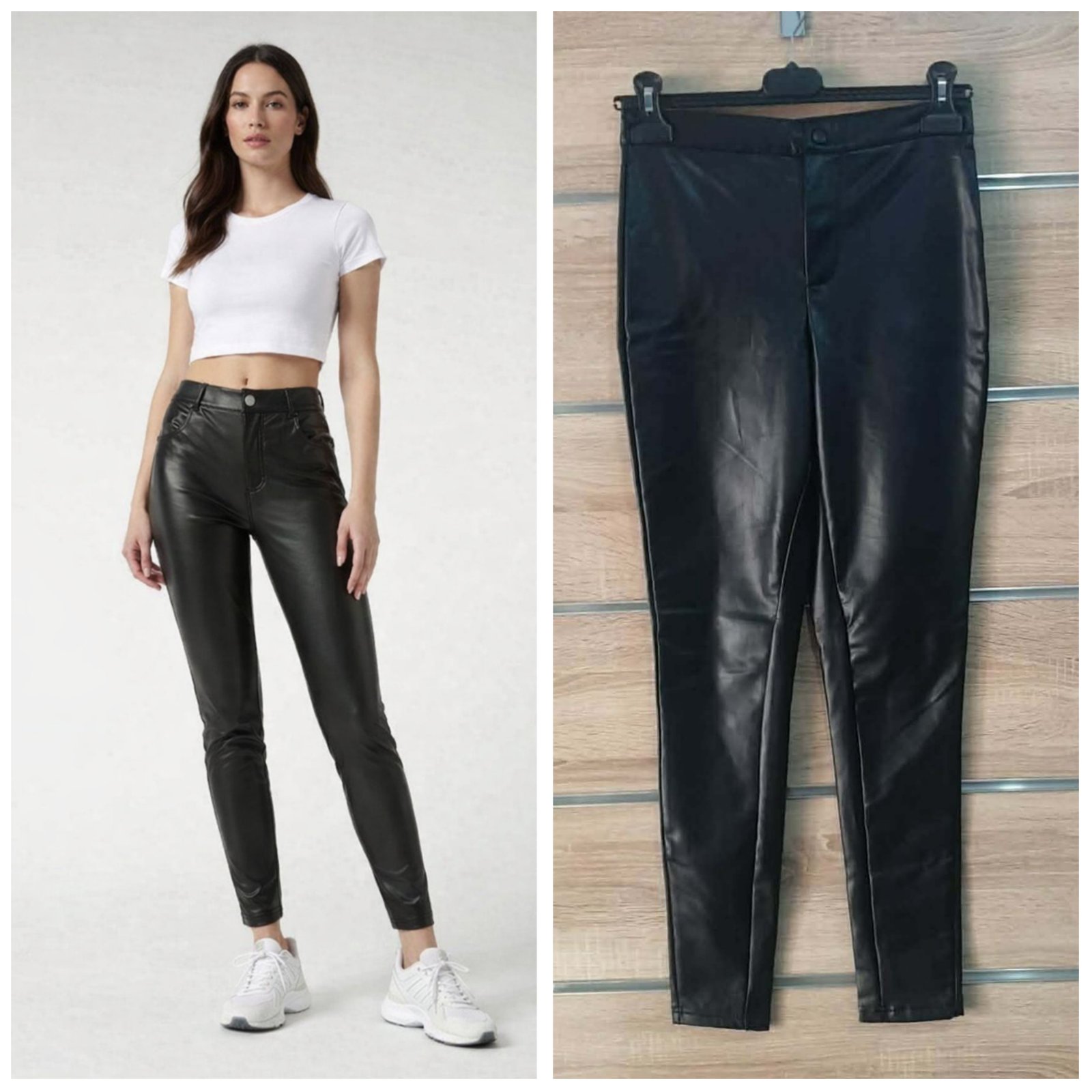 Legging similicuir taille 36