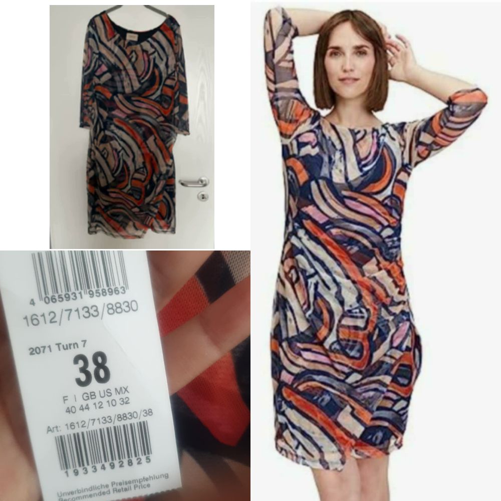 Robes taille 38 manches 3/4 tissu tulle 
