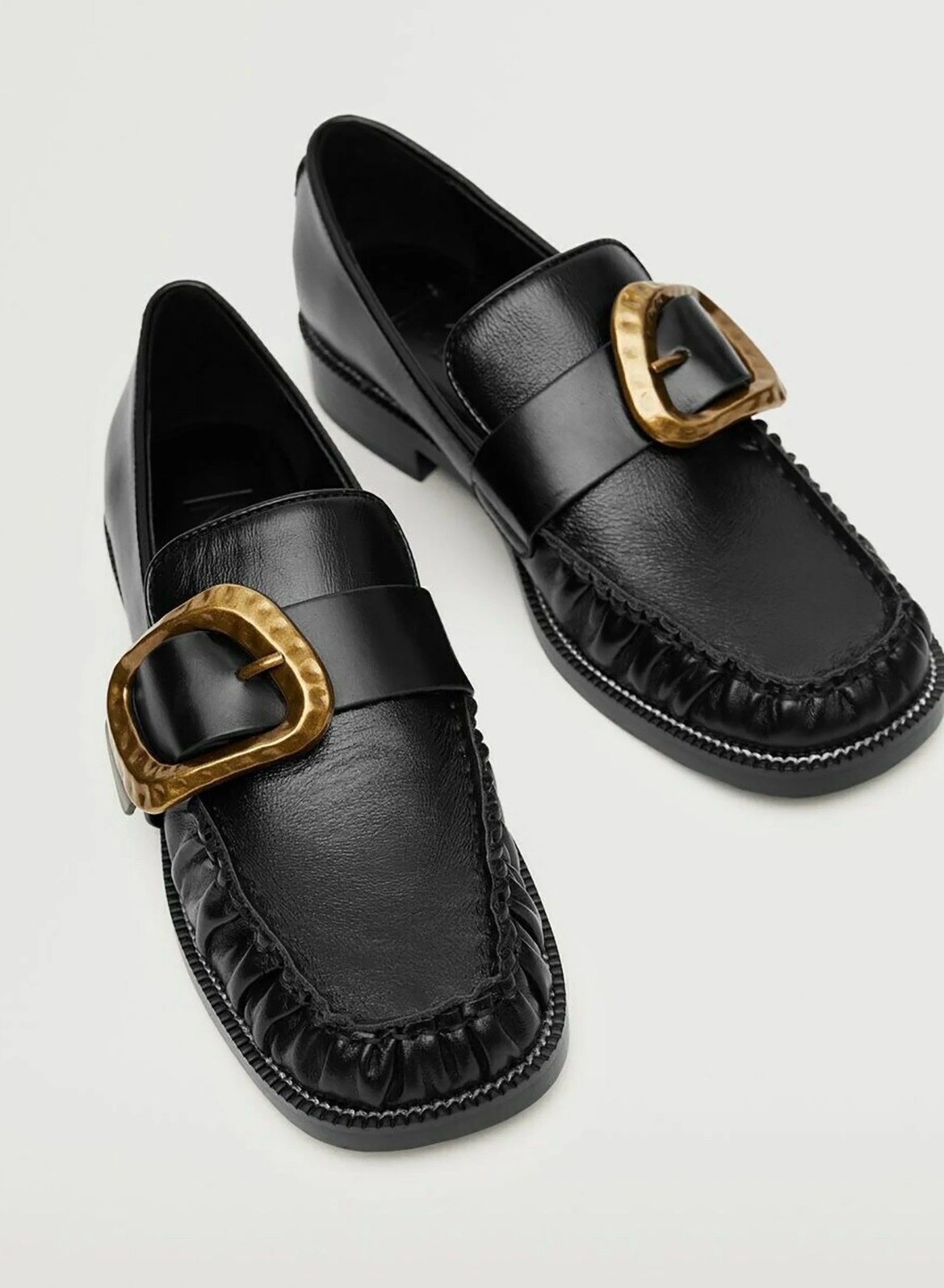 Mocassins MANGO Noir