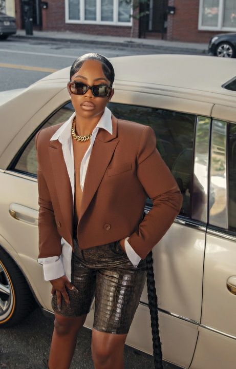 Blazer cropped pretty little things 