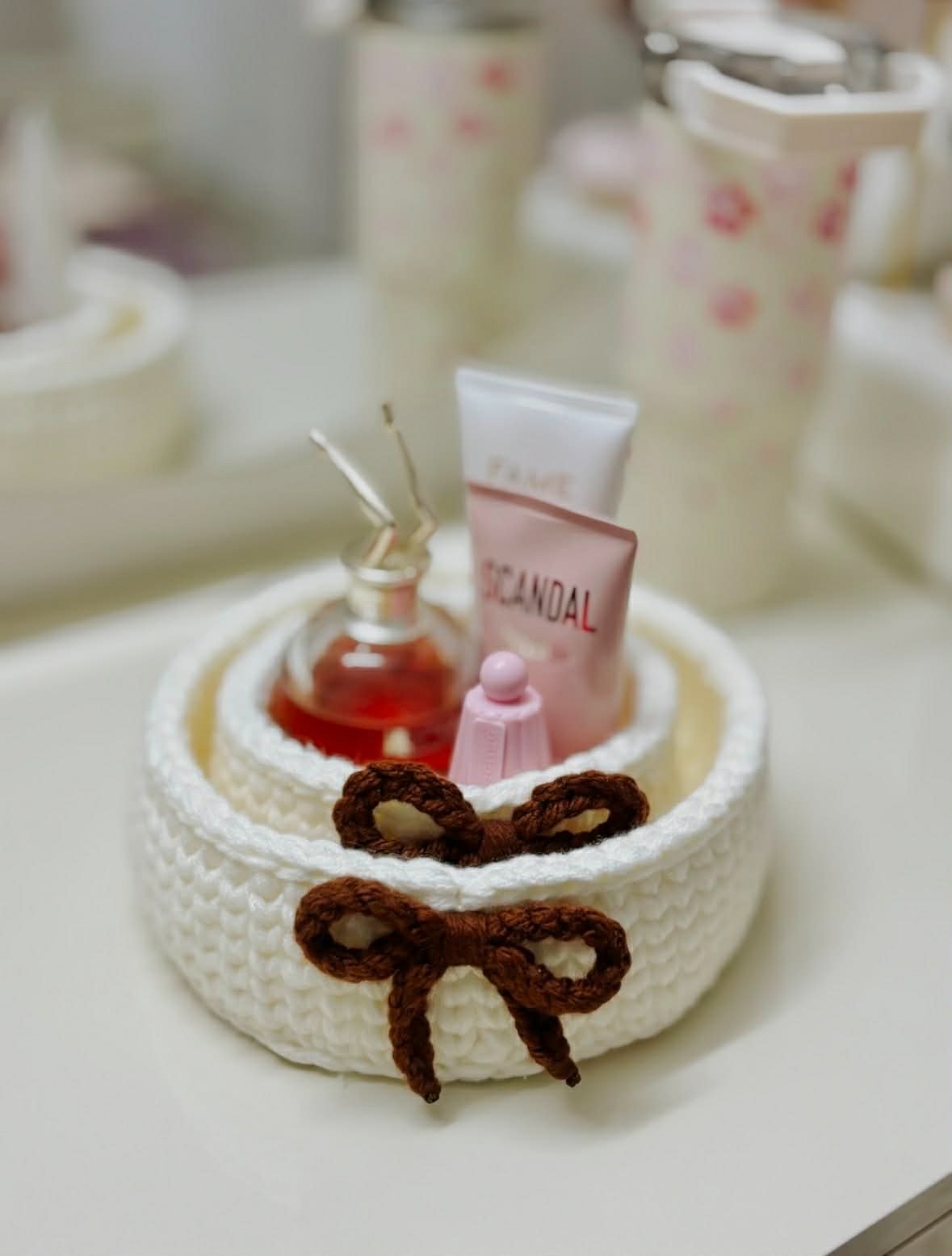 Panier en crochet