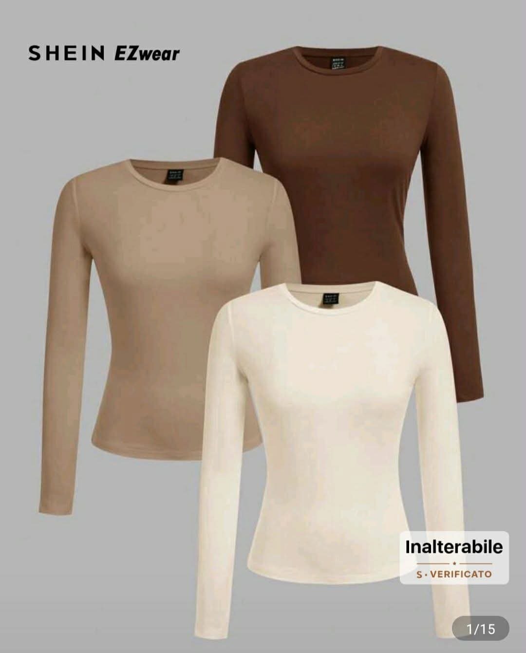 3 pièces de pull shein 