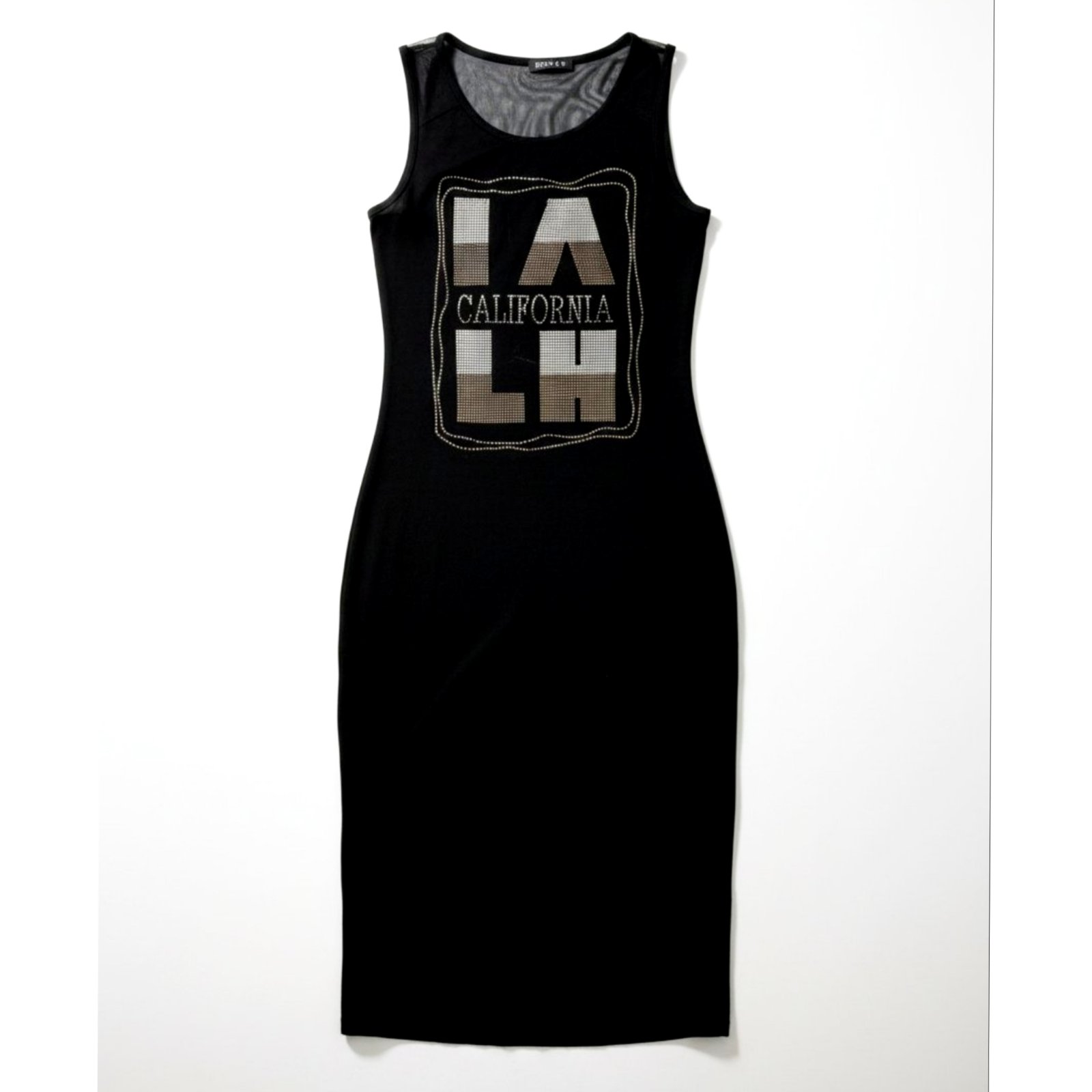 Robe longue coton lycra extensible taille L /XL 