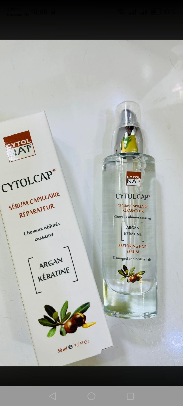CYTOLCAP Sérum Capillaire Réparateur 50ml | Kératine végétale produit pharmaceutique 