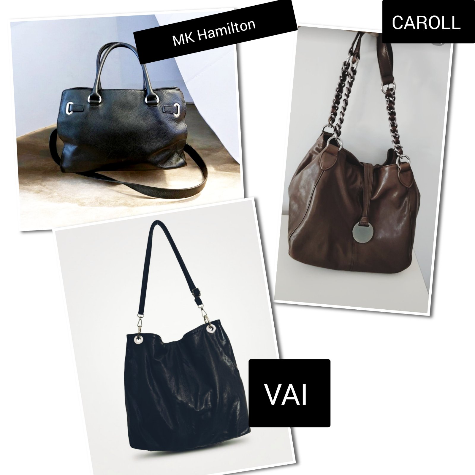 Sac en. Cuir authentique MK Hamilton, CAROLL, VAI c une marque italienne réputée pour ça bonne qualité cuir 60dt par pièce 