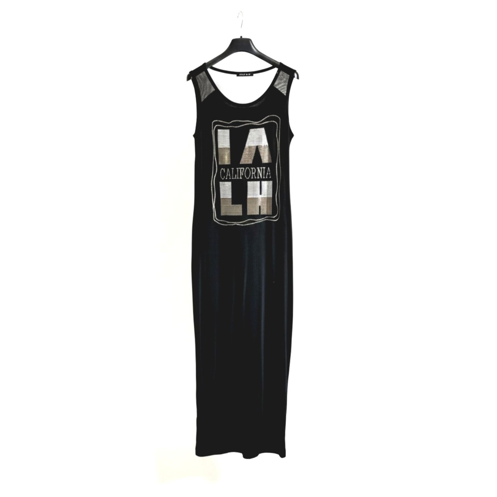 Robe noir coton lycra extensible Taille L /XL 
