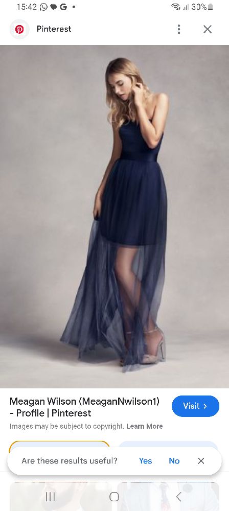 Robe bleu