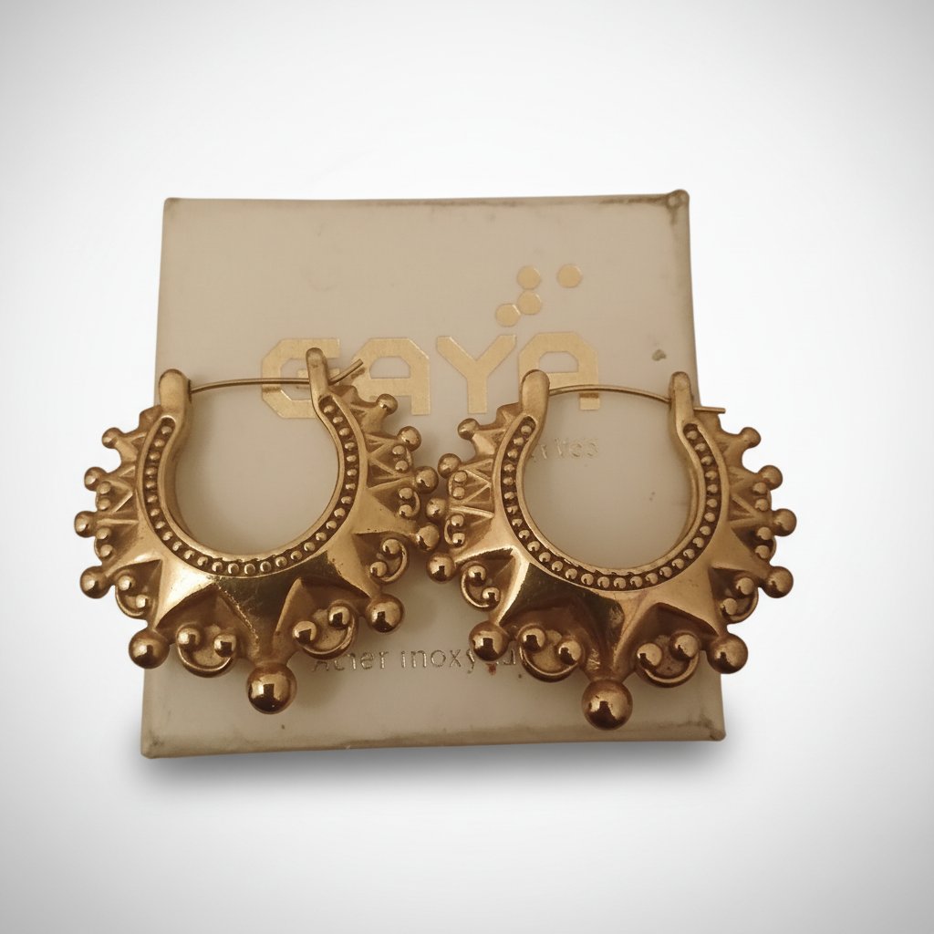 Boucles d'oreilles acier inoxydable 