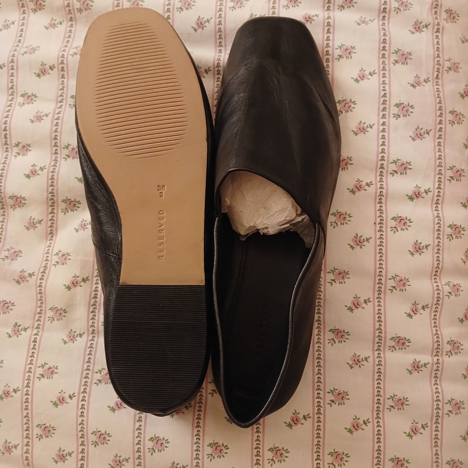 Ballerine en cuir 