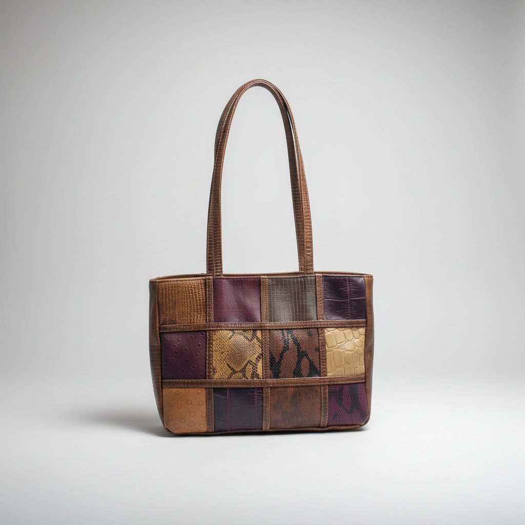 Sac en véritable cuir intact 