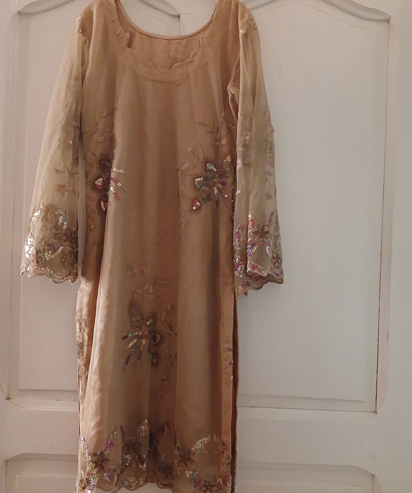 Robe soirée jaune 
