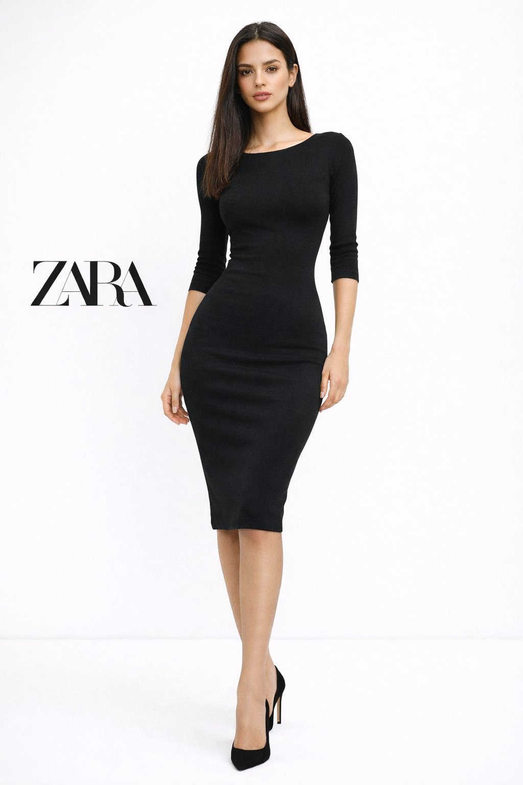 Robe noir moulante 