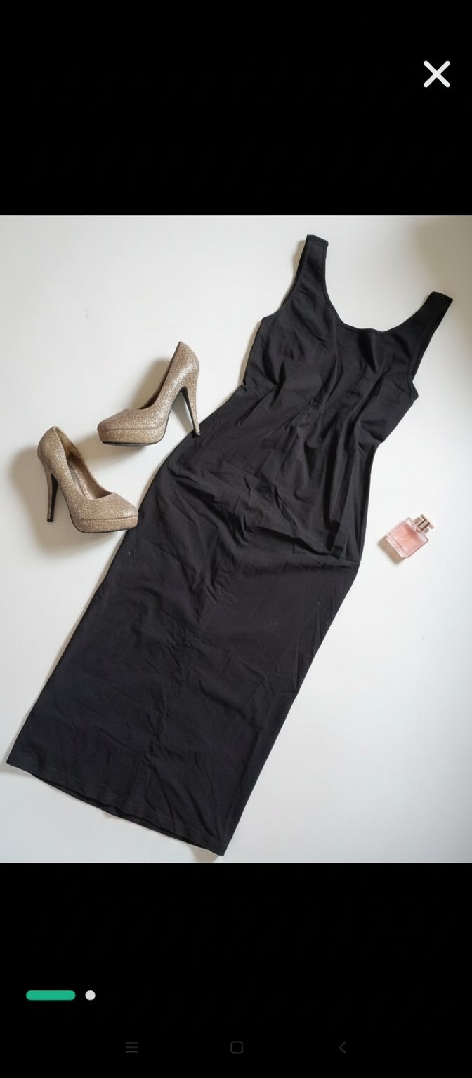 Robe longue noire 