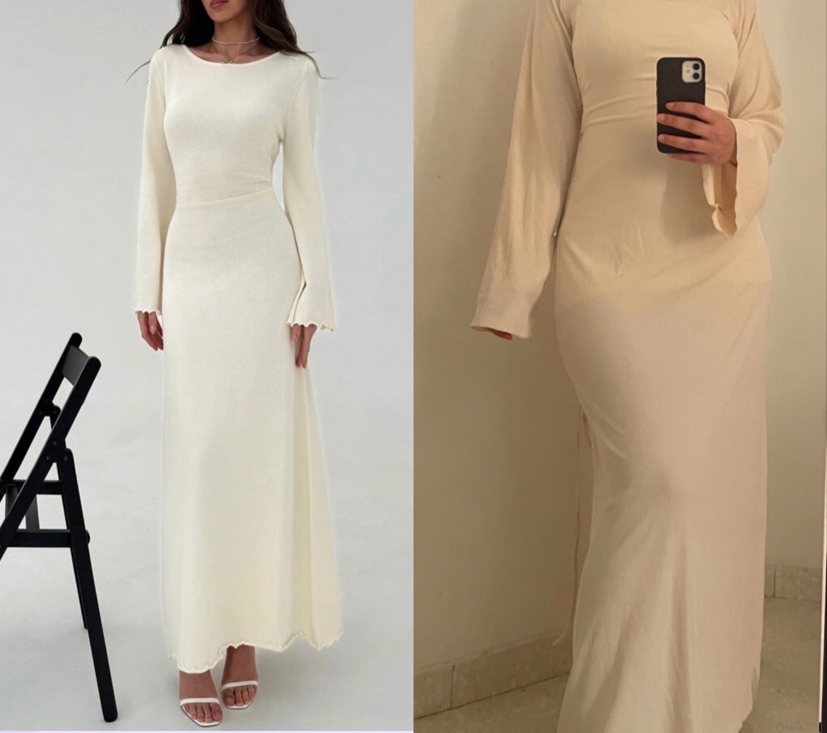 Robe beige