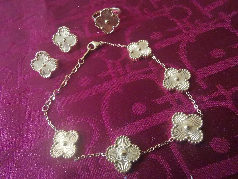 Parure Trèfle doré 🍀