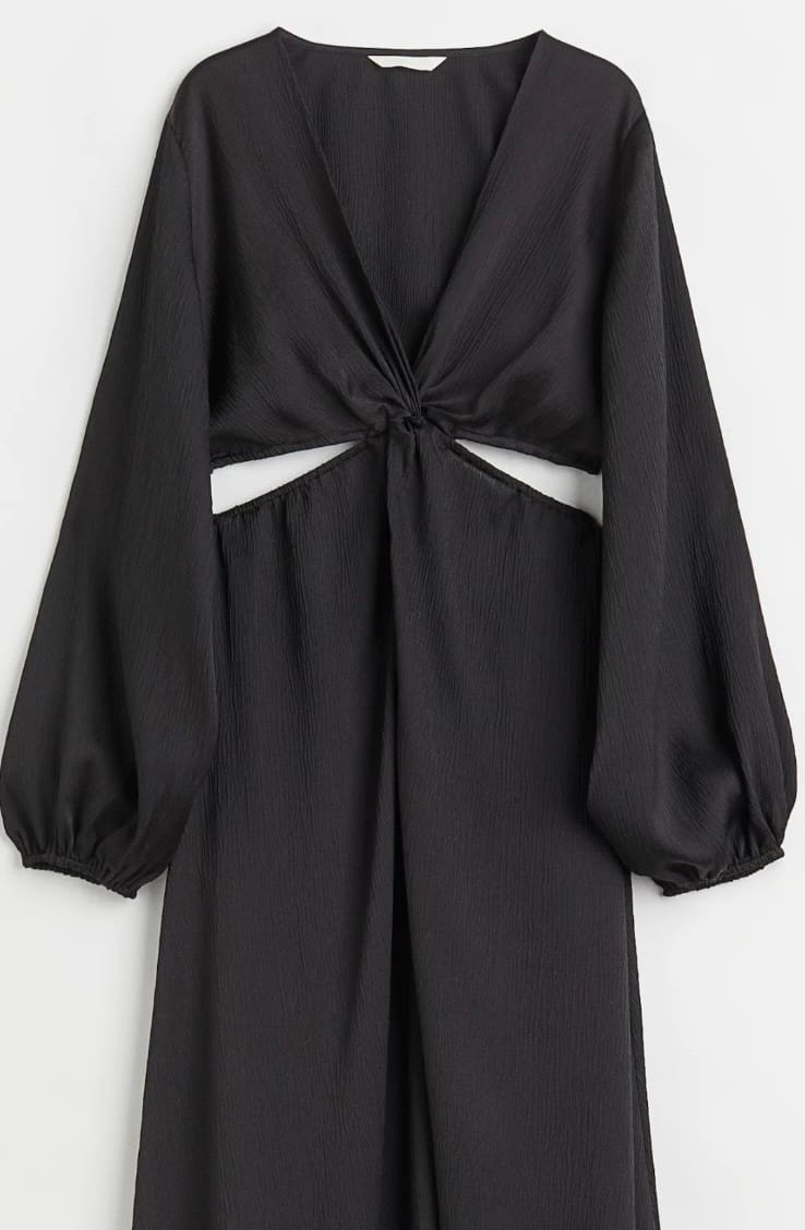 Robe longue noir femme 
