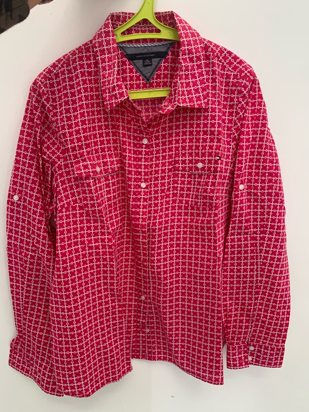 Chemise rose 