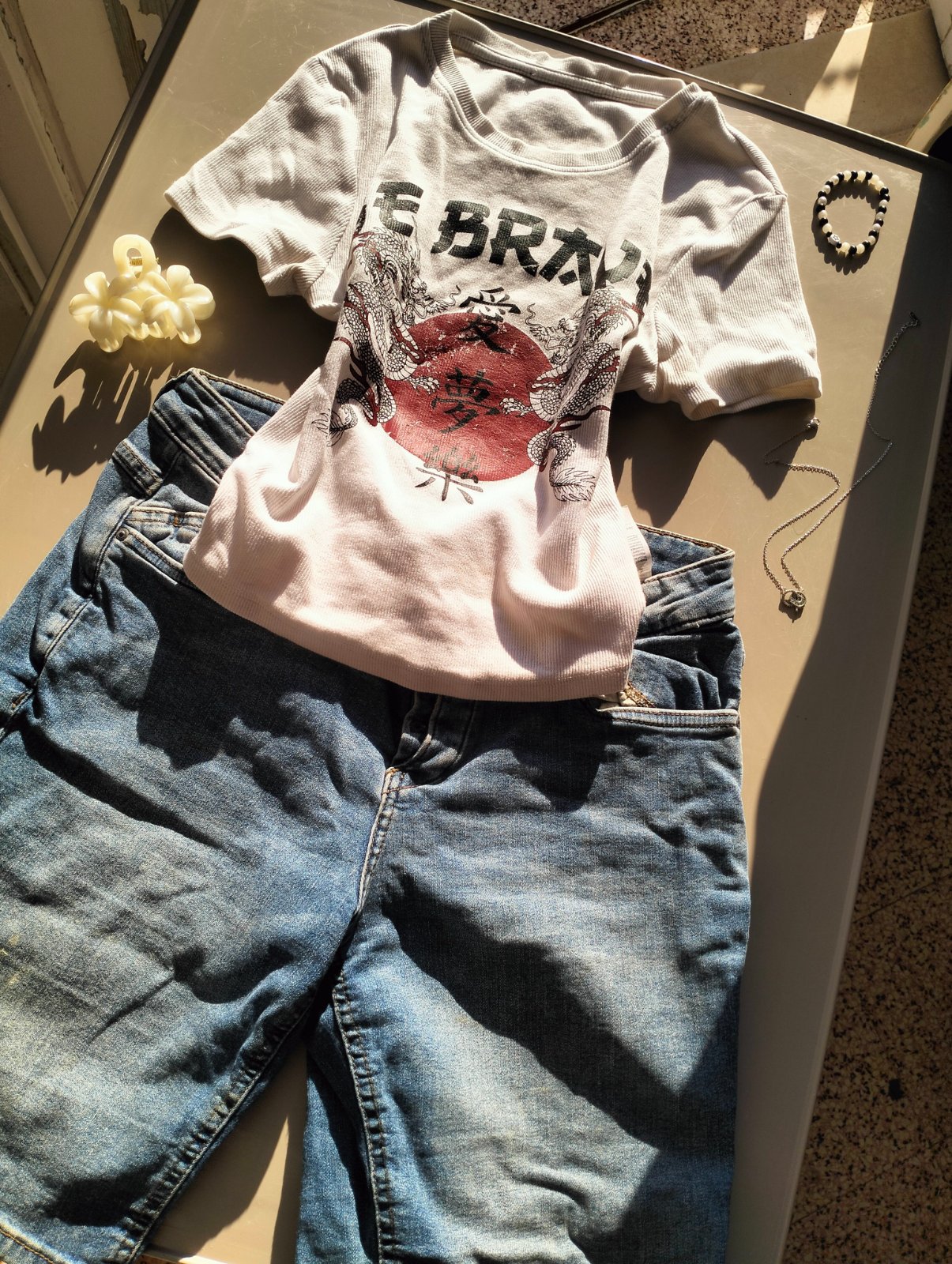 T-shirt blanc 