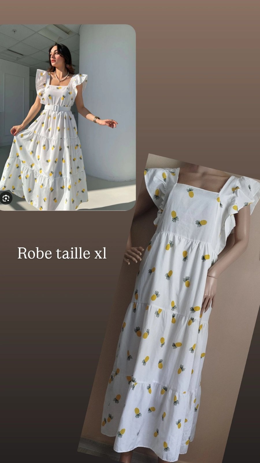 Robe ananas