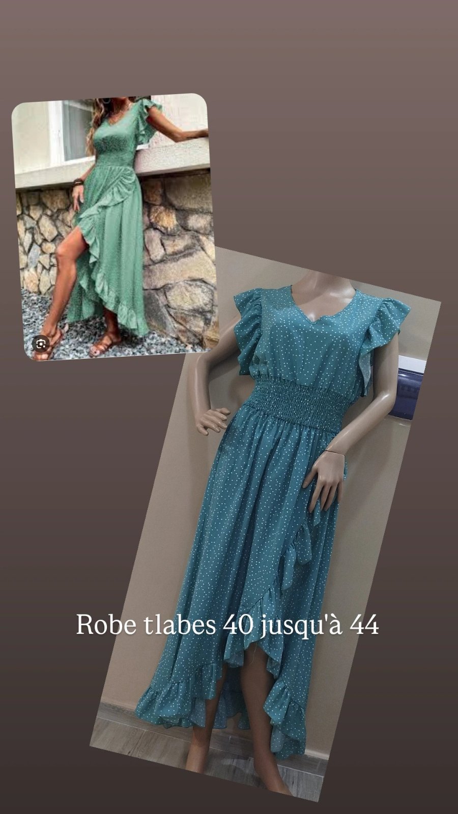 Robe vert Poitiers 